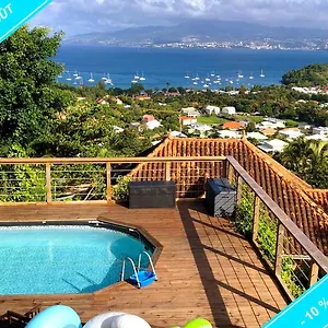 Appartement F3 Piscine Vue Et Montagne Pelee Anse A L'ane, Les Trois-Ilets